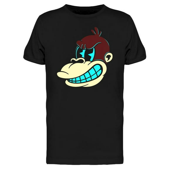 Retro Monkey Cartoon T-Shirt Men -Image by Shutterstock, Male Small