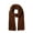 Tan, variant on Opolski Women Scarf Sweet Keep Warm Solid Color Comfortable Skin-friendly Knitted Medium Long Scarf for Office