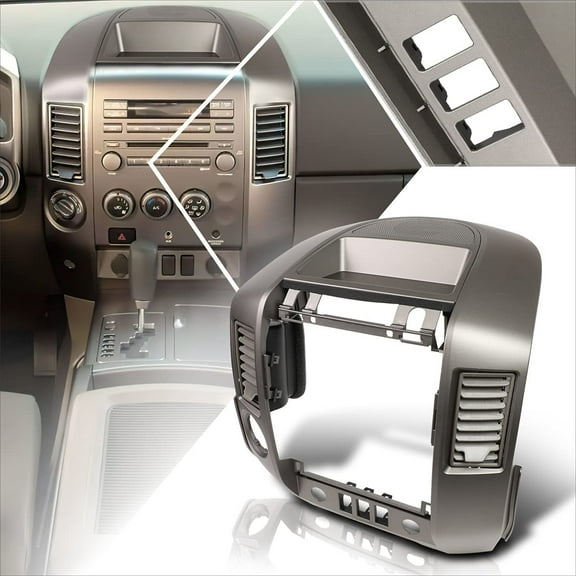 Kojem Center Console Instrument Panel Lid Bezel for 2004-2006 Nissan Titan Armada SE XE