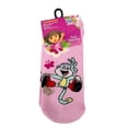 thumbnail image 2 of 6pk Dora The Explorer girl's socks size 6-8 (assorted), 2 of 7
