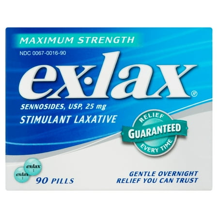 ex-lax Maximum Strength Stimulant Laxative Relief, 90 Pills