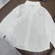 thumbnail image 5 of Blusas y camisas de manga larga con cuello redondo Camisa de manga larga con cuello de diamantes de imitación para niñas y niños de escuelas secundarias y grandes Blusa para niña, 5 of 8