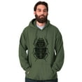 thumbnail image 5 of Ancient Egyptian Scarab Beetle Hoodie Sweatshirt Women Men Brisco Brands S, 5 of 6