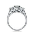thumbnail image 2 of H/VS 2ct Three Stone Lab Grown Diamond Engagement Ring 14K White Gold, 2 of 2