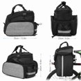 thumbnail image 3 of Seat  Rear Seat Bag Multifunction Expandable Waterproof    Bag Bike Rack Bag With Rain Cover, 3 of 7