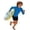 Blue, variant on Swim Shirts Tops For Boys Beachwear Sun Tops Sun Swim Shirt Long Sleeve Rash Guard For Beach Pool Water Sports Summer Upf 50+ Bathing Suit ,Green,11-12 Years