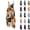 #01 Beige, variant on Halloween Rompers for Women Pumpkin Print Sleeveless Jumpsuit Wide Leg Pants One Piece Adjustable Strap Loose Casual Costume Outfit Party Wear,#01 Cyan,XL