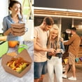 thumbnail image 3 of 38 Oz Take Out Food Containers (50 Pack) Disposable Kraft Paper Food Container Takeout Box Microwaveble, 3 of 6