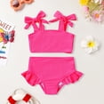 thumbnail image 2 of Traje de baño YOUNGER TREE para niñas pequeñas de dos piezas a rayas de 18 a 24 m, 2 of 5