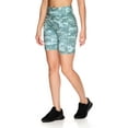 thumbnail image 3 of Reebok Womens Printed Highrise Bike Short with Pockets, 7" Inseam, Sizes XS-XXXL, 3 of 5