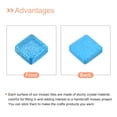 thumbnail image 4 of Uxcell Mosaic Tiles Glass Tiles 1 x 1cm for DIY Crafts, 100Pack(100g,Blue), 4 of 6
