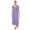 Passion Flower Ditsy, variant on Aria Women's Raglan Sleeve Scoop Neck 46" Nightgown, Sizes XS to 5X