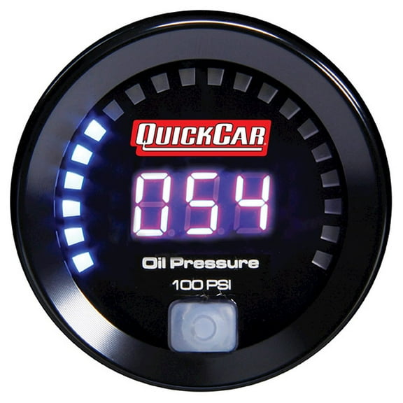 Quickcar Racing Products Digital Oil Pressure Gauge 0-100