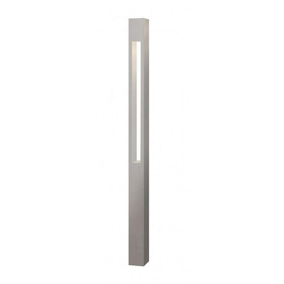 1 Light Square Large Bollard 3 inches Wide By 30 inches High-Titanium Finish-Incandescent Lamping Type Bailey Street Home 81-Bel-2986587