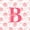 Pink B, variant on Catabedysis Watercolor Floral Zipper Twin Comforter Sets with Fitted Sheet and 2 Pillowcases,Pink Bowknot Initial Pattern Zipper Bedding Set For Girls,Pink Reversible,4 Pieces