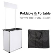 InstaHibit Popup Promotional Counter Table Booth Portable Demo Display Banner Stand for Tradeshow