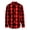 Red/ Black, variant on Men's Buffalo Plaid Woven Shirt