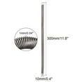 thumbnail image 2 of 1mmx10mmx300mm Manganese Steel Extension Tension Spring Black, 2 of 5