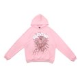 thumbnail image 1 of Sudadera con capucha Sp5der, sudadera con capucha con letras de espuma de telaraña americana de alta calidad, traje suelto para hombres y mujeres, 1 of 4
