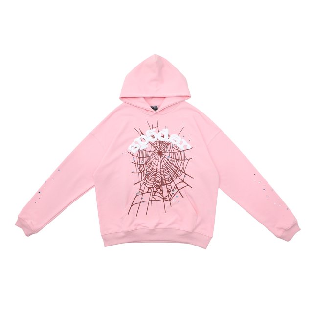 Sudadera con capucha Sp5der, sudadera con capucha con letras de espuma de telaraña americana de alta calidad, traje suelto para hombres y mujeres