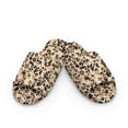 thumbnail image 2 of POLERO Brown Cheetah Print Open Toe House Slippers for Women Men Soft Cotton Indoor Slippers Comfortable Slip On Bedroom Shoes, Size 7.5-8.5, 2 of 7