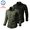 Army Green+Black, variant on 2 Pack Men's 100% Cotton Long Sleeve Cargo Shirts, Button Down Utility Work Shirts with Dual Chest Pockets, Outdoor Casual Dress Shirts for Daily Working