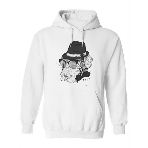 Stylish Monkey Hoodie Women -Image by Shutterstock, Female Large
