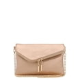 thumbnail image 1 of Bolso de mano con forma de rompecabezas, bolso de mano, bandolera, dorado rosa, 1 of 7