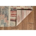 thumbnail image 4 of Contemporary Home Living 3' x 5' Tribal Patchwork Area Throw Rug - Cream and Blue, 4 of 8