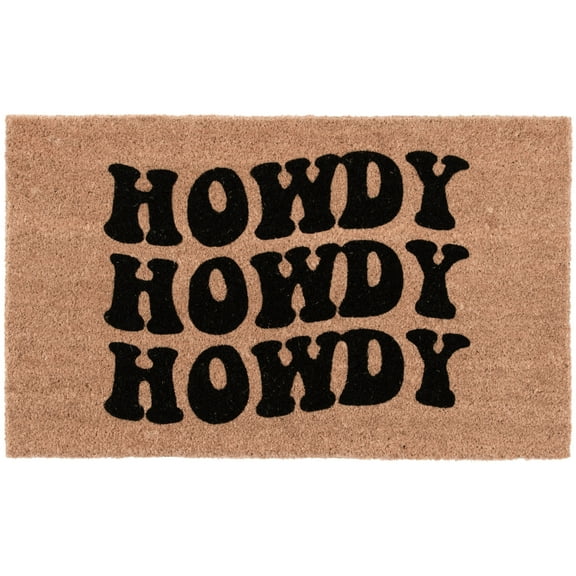 Mainstays 18"x30" Howdy Coir Outdoor Doormat