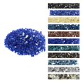 thumbnail image 1 of VEVOR 20 LBS Fire Glass 1/2-Inch Fireplace Glass Rocks for Fire Pit Table Cobalt Blue, 1 of 9