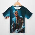 thumbnail image 3 of Johnny Depp Kids Short Sleeve Tee Shirt Novelty Crewneck T-Shirts Unisex Summer Blouse Tops for Boys Girls 100CM, 3 of 8