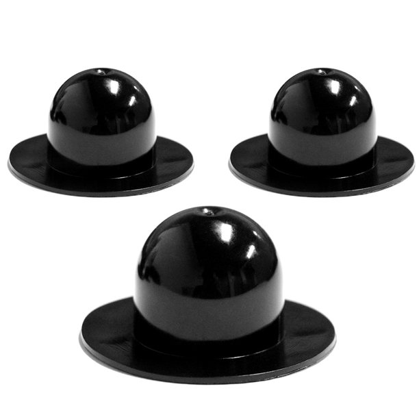 10 tapones de drenaje para piscina de repuesto para bomba de filtro de piscina enterrada tapón de pared compatible con piscinas INTEX (negro)