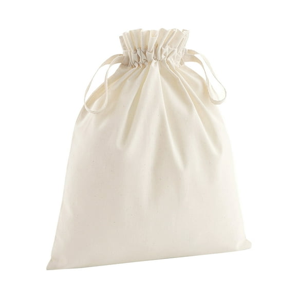 Westford Mill Soft Organic Cotton Drawcord Bag