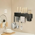 thumbnail image 2 of Car Bon Steel Utensil Rack - Space Saving Kitchen Organizer with Hooks and Hanging Bar for Optimal Storage Solutions, 2 of 4