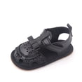thumbnail image 5 of hirigin Baby Girls Boys Sandal, PU Leather Flexible Non-slip Hollowed Summer Flat Shoes for Casual Daily, 5 of 6