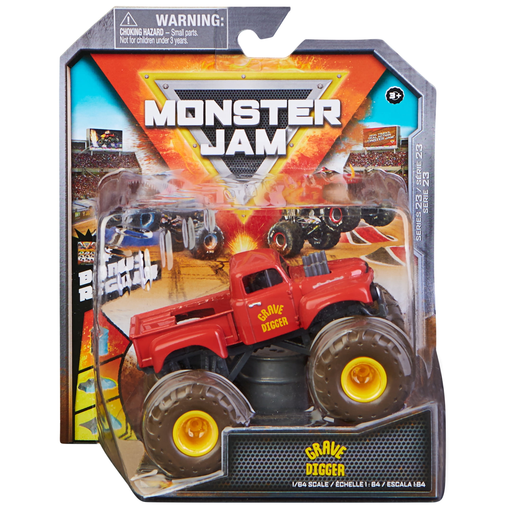 Monster Jam, 1:64 Scale Die-Cast Monster Truck (Styles May Vary)