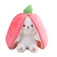 thumbnail image 1 of Easter Stuffed Bunny Doll Pillow Floppy Cute Rabbit With Carrot/strawberry Shaped Soft Plush Hugging Toy Gift, 1 of 4