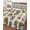 Beige, variant on Twin Quilt Bedding Set, Tropical Cactus Reversible Summer Quilt 3 Pieces, Spring Summer Potted Plants Wooden Lightweight Bedspreads Coverlets with 2 Pillow Shams for All Seasons