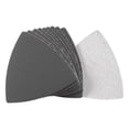 thumbnail image 1 of Unique Bargains Triangular Sandpaper Hook and Loop Fit 3-1/2' Oscillating Multi-Tool Silicon Carbide for Wet/Dry 1000 Grit 10pcs, 1 of 5