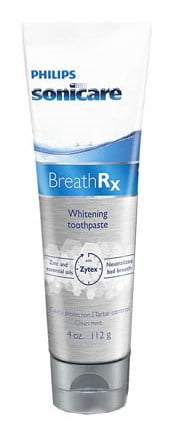 BreathRx DIS363 Whitening Toothpaste with Fluoride Protection Prevents Dental Decay