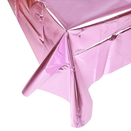 

30 round Tablecloth PET Shiny Disposable Pink Tablecloth Christmas Party Party Decoration Products Rose Gold Foil Tablecloth Chalkboard Table