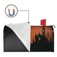 thumbnail image 2 of Evil Pumpkin Bar Spider Witch Halloween Spooky Mailbox Cover,Magnetic 21x25.5 Inch Mailboxwrap Water Proof Reusable Fall Welcome Post Letter Box Covers for Yard Farmhouse Decor, 2 of 4