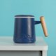 thumbnail image 1 of Taza de té esmaltada con degradado, lata de cerámica grande sellada para almacenamiento, taza de oficina, 1 of 1