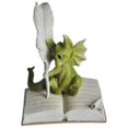 thumbnail image 1 of Top Collection Enchanted Story Fairy Garden Dragon Writing Outdoor Statue, 1 of 2
