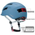 thumbnail image 5 of Adult Urban Bike Helmet - Adjustable Fit System & Integrated Taillight for Men Women, 5 of 5