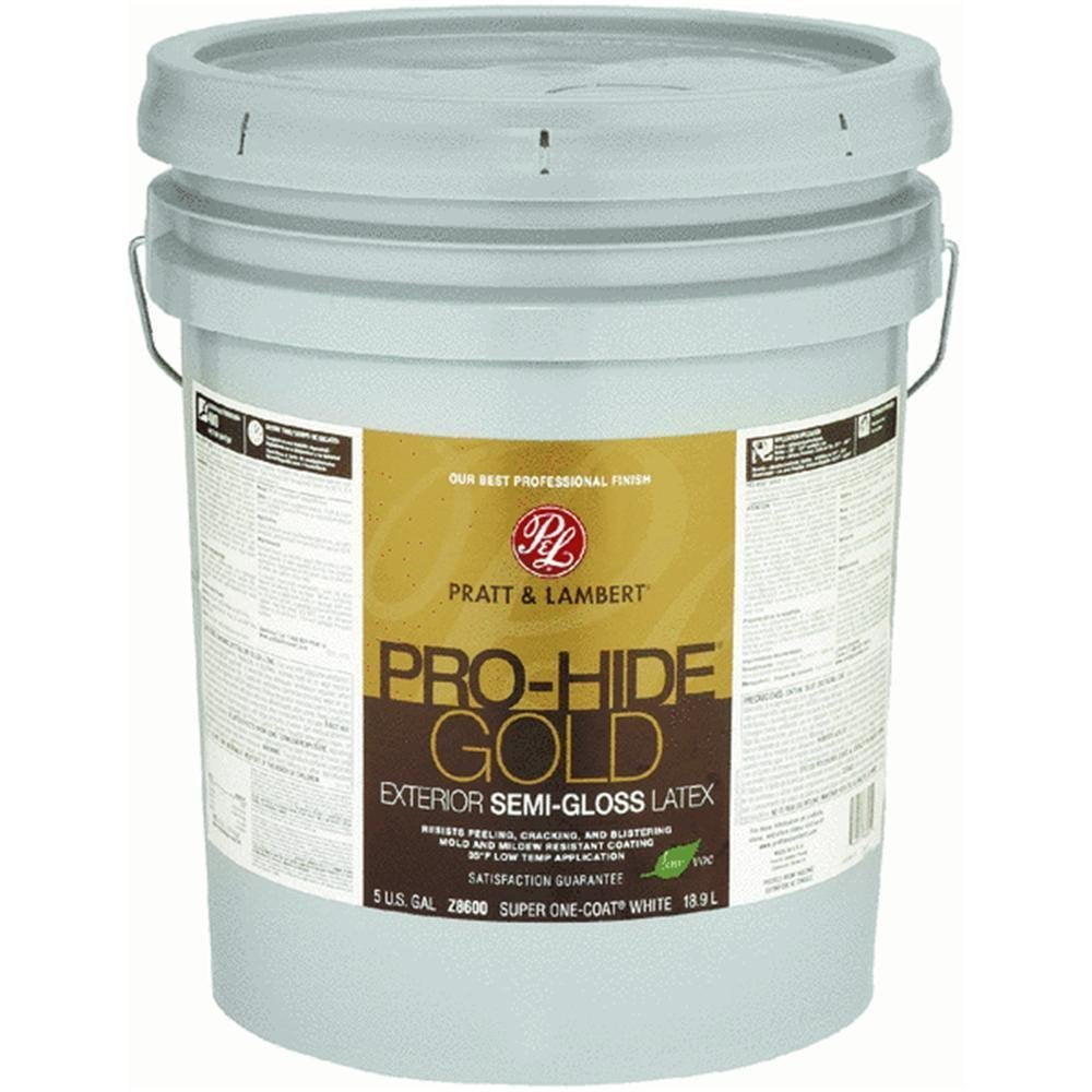 Pratt & Lambert ProHide Gold SemiGloss Latex Exterior House Paint