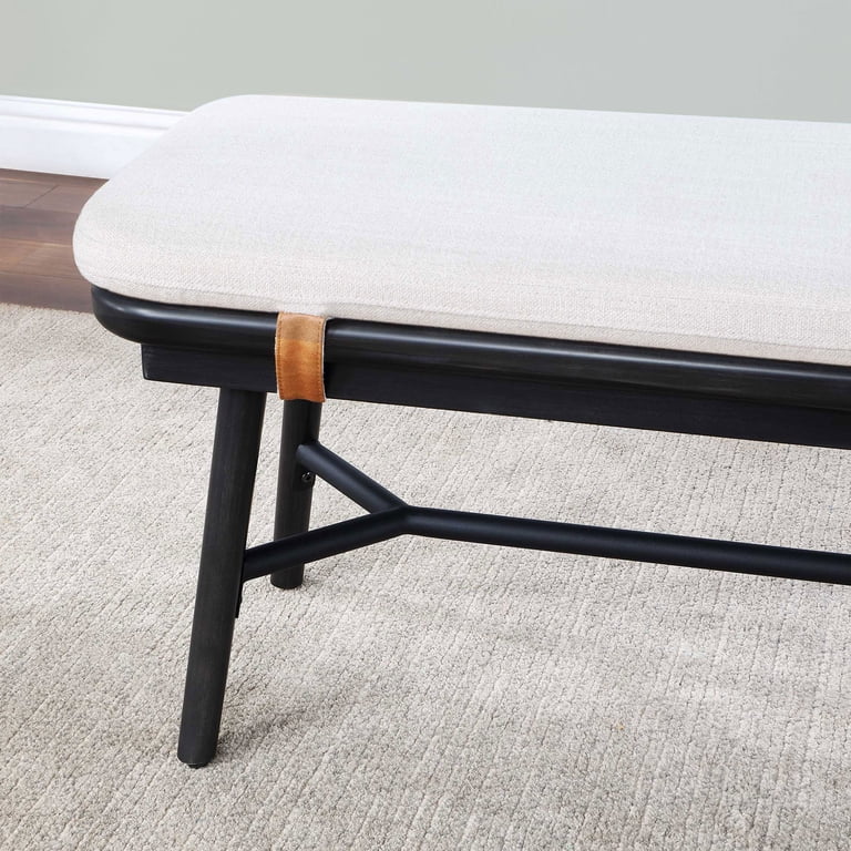 Better Homes & Gardens Springwood Dining Bench, Charcoal photo 8