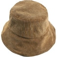 thumbnail image 6 of CoCopeaunts Bucket Hat Women Corduroy Fisherman Hat Fashion Autumn Winter Warm Collapsible Twill Basin Hat Casual All-Match, 6 of 8