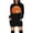 CC-Black85, variant on Spider Web Print Hoodie Dress For Women Long Sleeve Pocket Halloween Outfit